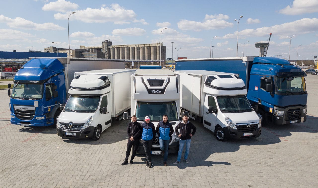 Flota transportowa Jupiter Transport – samochody ciężarowe i dostawcze oraz zespół pracowników